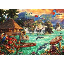 Bluebird Puzzle (70052) - Chuck Pinson: "Island Life" - 2000 Teile Puzzle