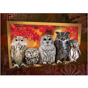 Art Puzzle (4375) - "Owls" - 1000 Teile Puzzle