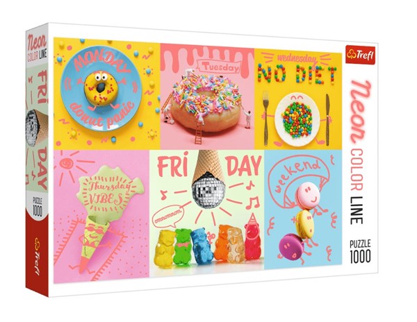 Trefl (10580) - "Sweet Week" - 1000 Teile Puzzle