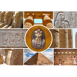 Grafika - "Collage, Egypt" - 1000 Teile Puzzle