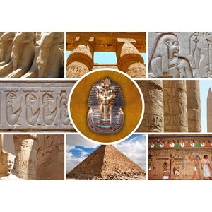 Grafika - "Collage, Egypt" - 1000 Teile Puzzle