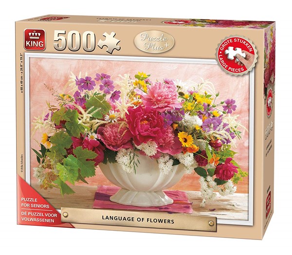King International (55879) - "Language of Flowers" - 500 Teile Puzzle