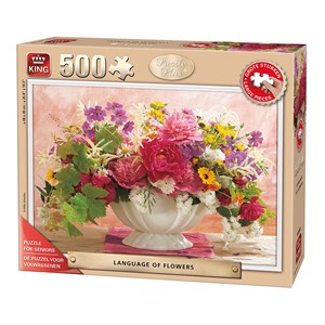 King International (55879) - "Language of Flowers" - 500 Teile Puzzle