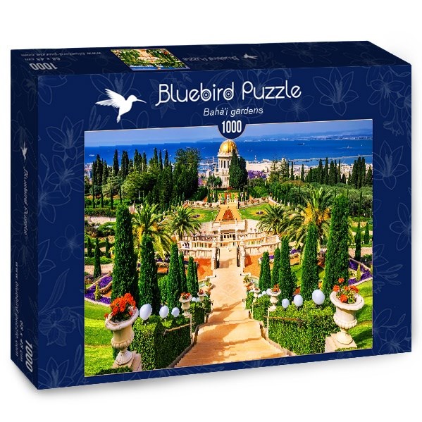 Bluebird Puzzle (70265) - Adrian Chesterman: "Bahá'í gardens" - 1000 Teile Puzzle