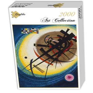 Grafika (00633) - Vassily Kandinsky: "In the Bright Oval, 1925" - 2000 Teile Puzzle