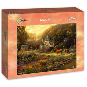 Grafika (t-00819) - Chuck Pinson: "The Golden Valley" - 2000 Teile Puzzle
