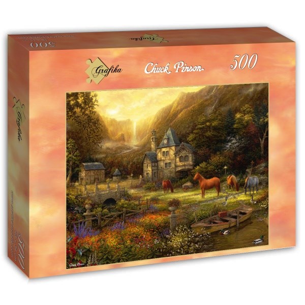 Grafika (t-00822) - Chuck Pinson: "The Golden Valley" - 500 Teile Puzzle