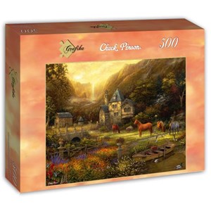 Grafika (t-00822) - Chuck Pinson: "The Golden Valley" - 500 Teile Puzzle