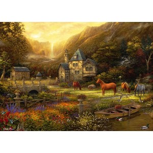 Grafika (t-00822) - Chuck Pinson: "The Golden Valley" - 500 Teile Puzzle