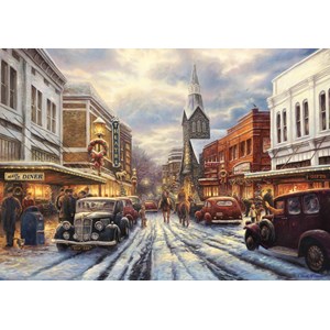 Grafika (t-00808) - Chuck Pinson: "The Warmth of Small Town Living" - 1500 Teile Puzzle