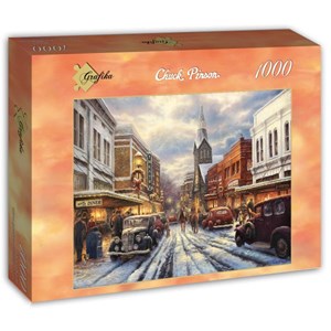 Grafika (t-00809) - Chuck Pinson: "The Warmth of Small Town Living" - 1000 Teile Puzzle