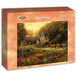 Grafika (t-00821) - Chuck Pinson: "The Golden Valley" - 1000 Teile Puzzle