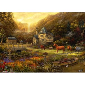 Grafika (t-00821) - Chuck Pinson: "The Golden Valley" - 1000 Teile Puzzle