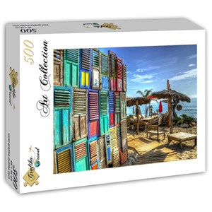 Grafika (t-00838) - "Windows on Paradise" - 500 Teile Puzzle