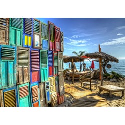 Grafika (t-00838) - "Windows on Paradise" - 500 Teile Puzzle