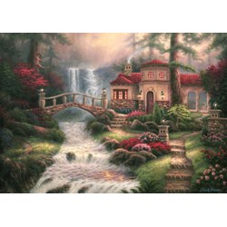 Grafika (t-00793) - Chuck Pinson: "Sierra River Falls" - 1000 Teile Puzzle