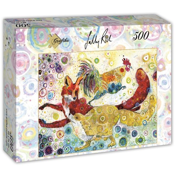 Grafika (t-00882) - Sally Rich: "Leaping Fox's" - 500 Teile Puzzle