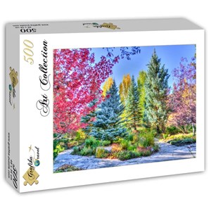 Grafika (t-00854) - "Colorful Forest, Colorado, USA" - 500 Teile Puzzle