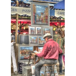 Grafika (t-00845) - "Street Artist, Paris, France" - 1000 Teile Puzzle