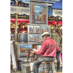 Grafika (t-00845) - "Street Artist, Paris, France" - 1000 Teile Puzzle