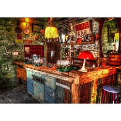 Grafika (t-00842) - "Ruin Bar in Budapest" - 500 Teile Puzzle