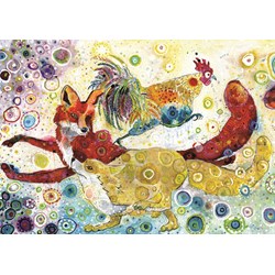 Grafika (t-00879) - Sally Rich: "Leaping Fox's" - 2000 Teile Puzzle