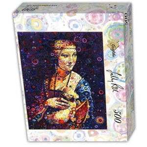 Grafika (t-00890) - Leonardo Da Vinci, Sally Rich: "Lady with an Ermine" - 500 Teile Puzzle