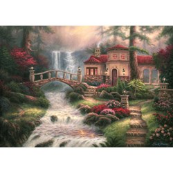 Grafika (t-00792) - Chuck Pinson: "Sierra River Falls" - 1500 Teile Puzzle