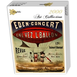 Grafika (00612) - "Affiche pour Eden-concert, 1884" - 2000 Teile Puzzle