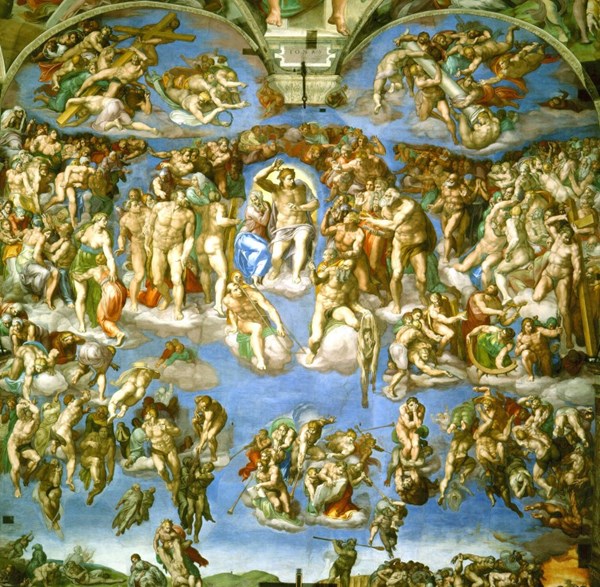 Grafika (00725) - Michelangelo: "Judgement Day" - 1500 Teile Puzzle