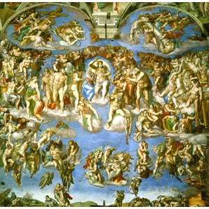 Grafika (00725) - Michelangelo: "Judgement Day" - 1500 Teile Puzzle
