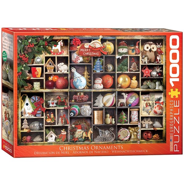 Eurographics (6000-0759) - "Weihnachtsschmuck" - 1000 Teile Puzzle