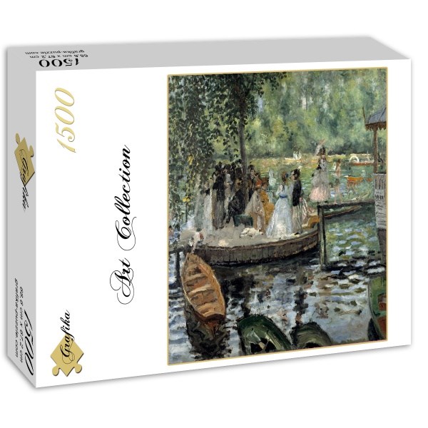 Grafika (00745) - Pierre-Auguste Renoir: "La Grenouillère, 1869" - 1500 Teile Puzzle
