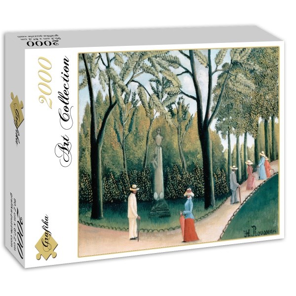 Grafika (00503) - Henri Rousseau: "Le Jardin du Luxembourg, 1909" - 2000 Teile Puzzle