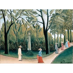 Grafika (00503) - Henri Rousseau: "Le Jardin du Luxembourg, 1909" - 2000 Teile Puzzle