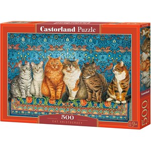 Castorland (B-53469) - "Cat Aristocracy" - 500 Teile Puzzle