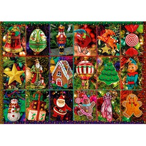 Bluebird Puzzle (70325) - "Festive Ornaments" - 1000 Teile Puzzle