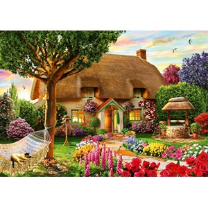 Bluebird Puzzle (70319) - Adrian Chesterman: "Thatched Cottage" - 1000 Teile Puzzle