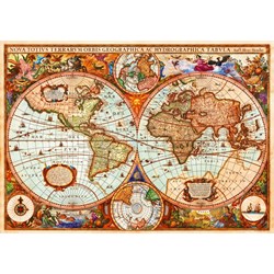 Bluebird Puzzle (70329) - Aimee Stewart: "Vintage Map" - 1000 Teile Puzzle