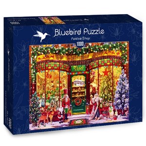 Bluebird Puzzle (70342) - Garry Walton: "Festive Shop" - 1000 Teile Puzzle