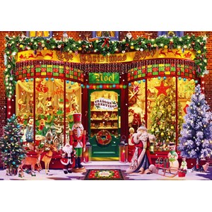 Bluebird Puzzle (70342) - Garry Walton: "Festive Shop" - 1000 Teile Puzzle