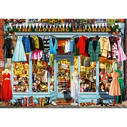 Bluebird Puzzle (70338) - Garry Walton: "The Clothing Emporium" - 1000 Teile Puzzle