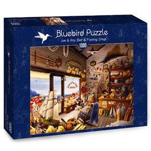 Bluebird Puzzle (70321) - "Joe & Roy Bait & Fishing Shop" - 1000 Teile Puzzle