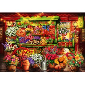Bluebird Puzzle (70333) - Ciro Marchetti: "Flower Market Stall" - 1000 Teile Puzzle