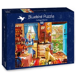 Bluebird Puzzle (70323) - Steve Crisp: "Cottage Interior" - 1000 Teile Puzzle
