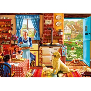 Bluebird Puzzle (70323) - Steve Crisp: "Cottage Interior" - 1000 Teile Puzzle