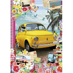 Nathan (87793) - "Sur la Route des Vacances" - 1500 Teile Puzzle