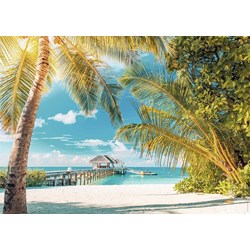 Nathan (87794) - Levente Bodo: "Paradies-Strand" - 1500 Teile Puzzle