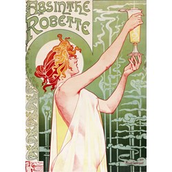 Grafika (00496) - Henri Privat-Livemont: "Absinthe Robette, 1896" - 1000 Teile Puzzle