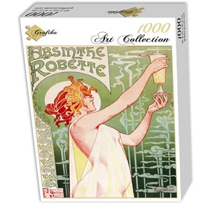 Grafika (00496) - Henri Privat-Livemont: "Absinthe Robette, 1896" - 1000 Teile Puzzle